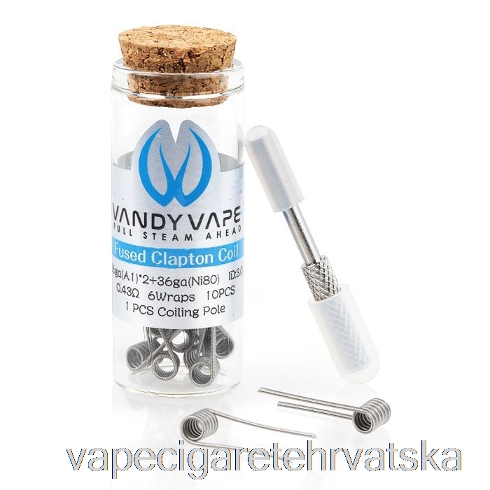 Vape Hrvatska Vandy Vape Performance Prebuilt Coils 0.43ohm Fused Clapton Coil